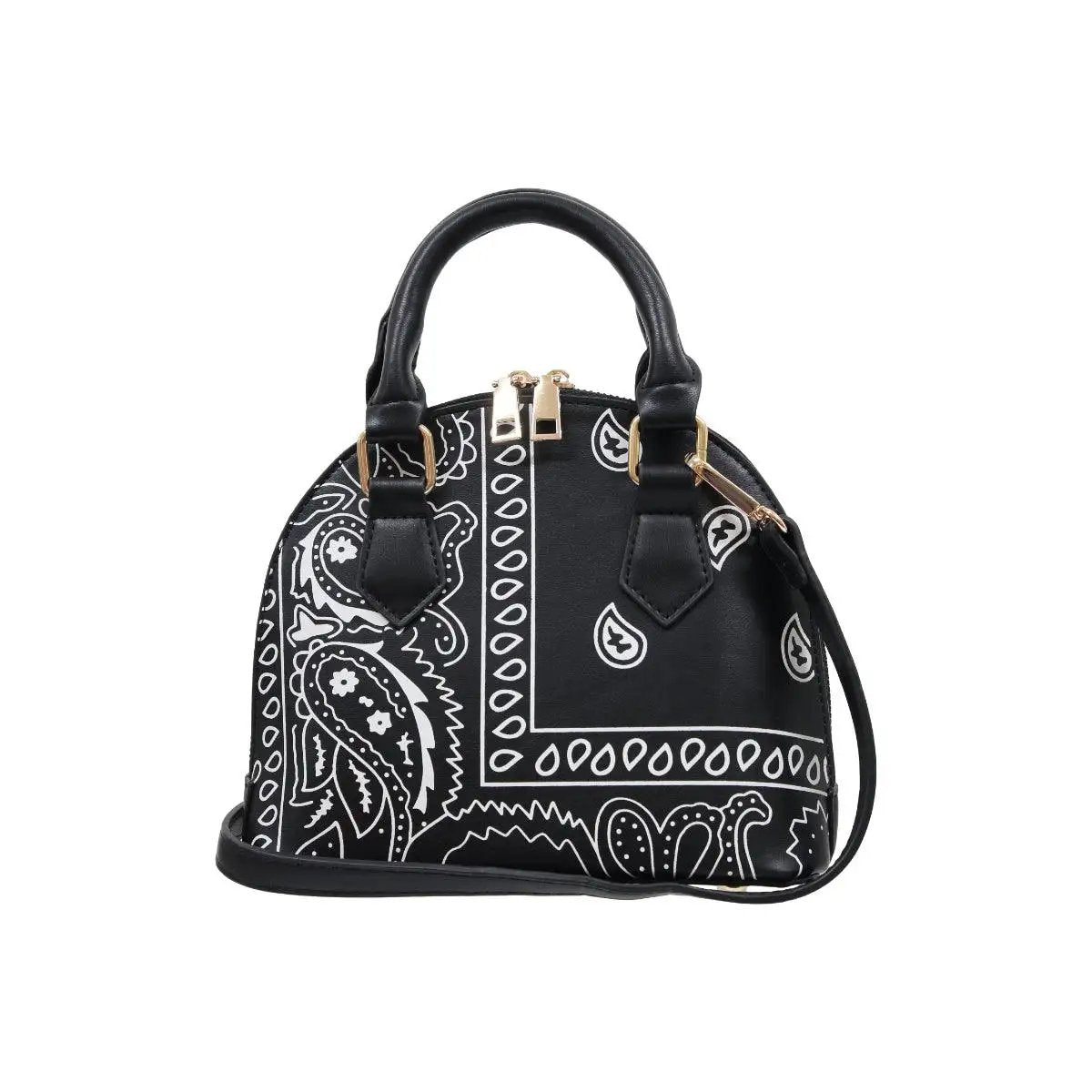 Bandana Handbag Black - Shweetcheeks Collection