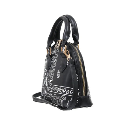 Bandana Handbag Black - Shweetcheeks Collection