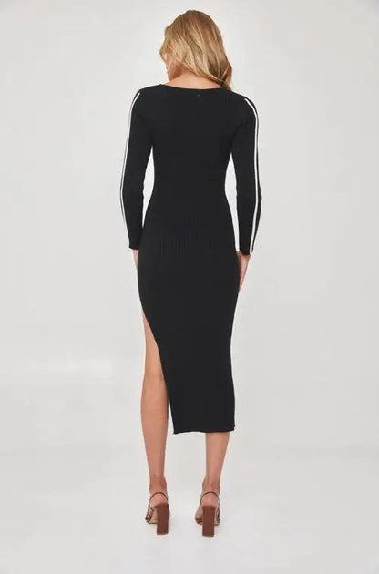 Binding Midi Dress - Shweetcheeks Collection