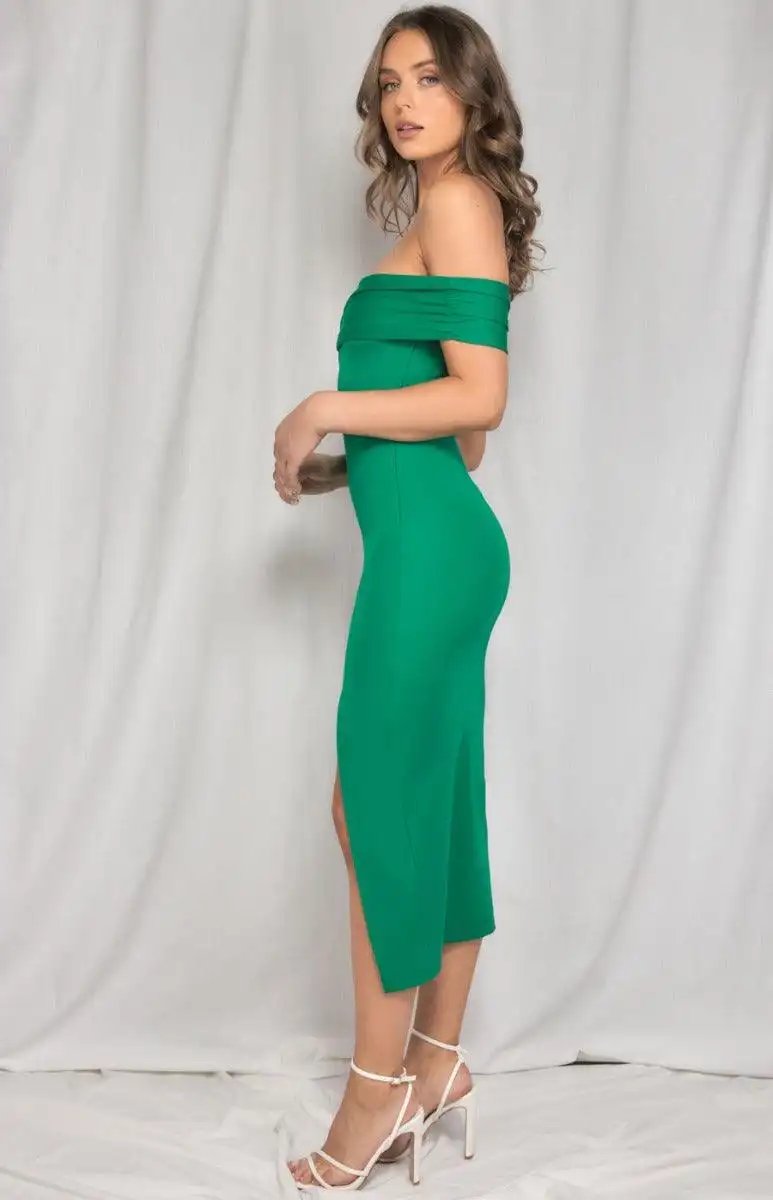 Bodycon Midi Dress - Shweetcheeks Collection