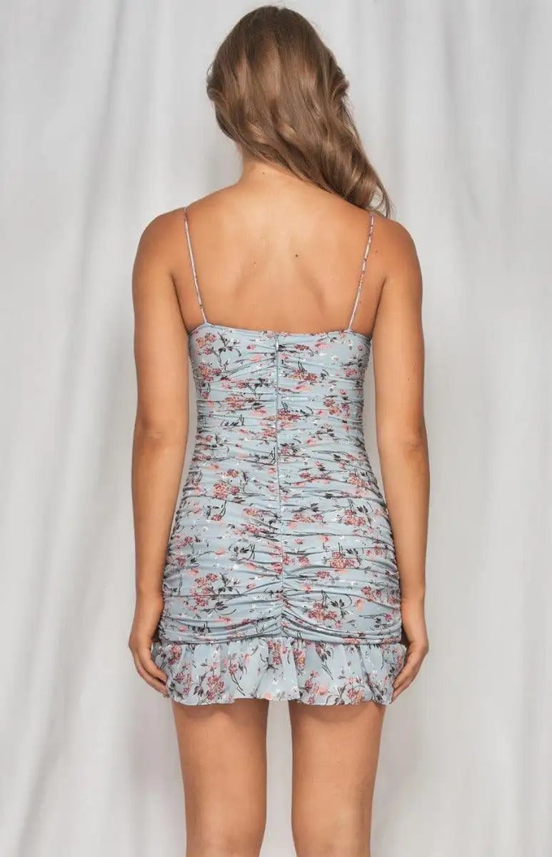 Floral Dress with Cut-out Detail - Shweetcheeks Collection