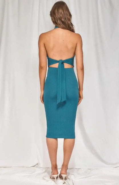 Jersey Halter Dress - Shweetcheeks Collection