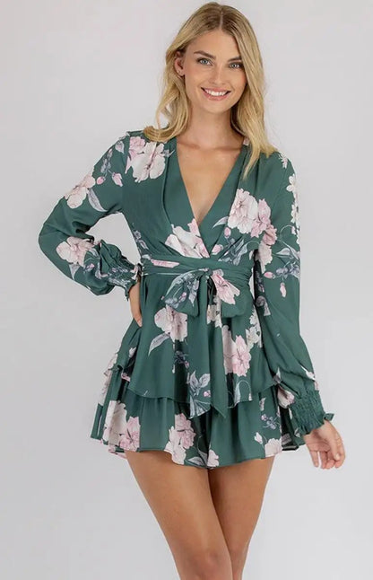 Long Sleeve Playsuit - Shweetcheeks Collection