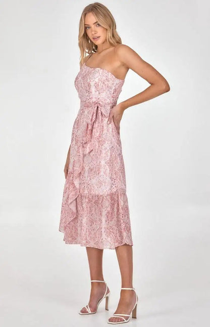 Printed Chiffon Style Dress - Shweetcheeks Collection