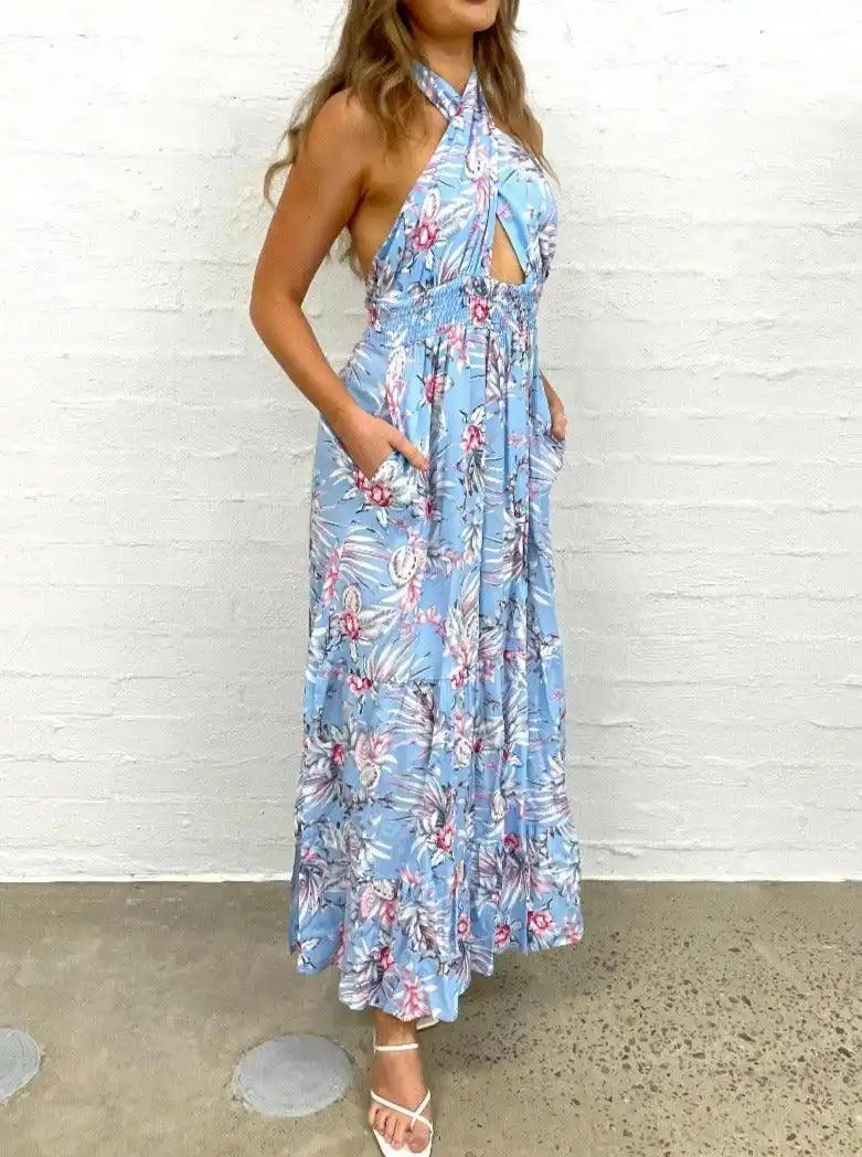 Sunflower Maxi Dress - Shweetcheeks Collection